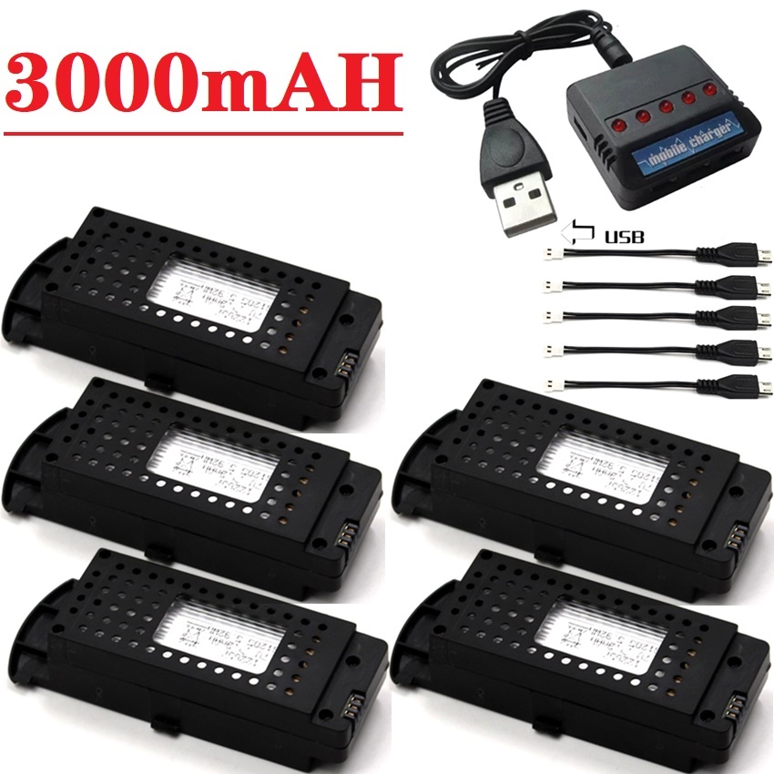 Eachine Drone E58 - Q6 Drohnen-Akku 3,7V 3000mAh für G6