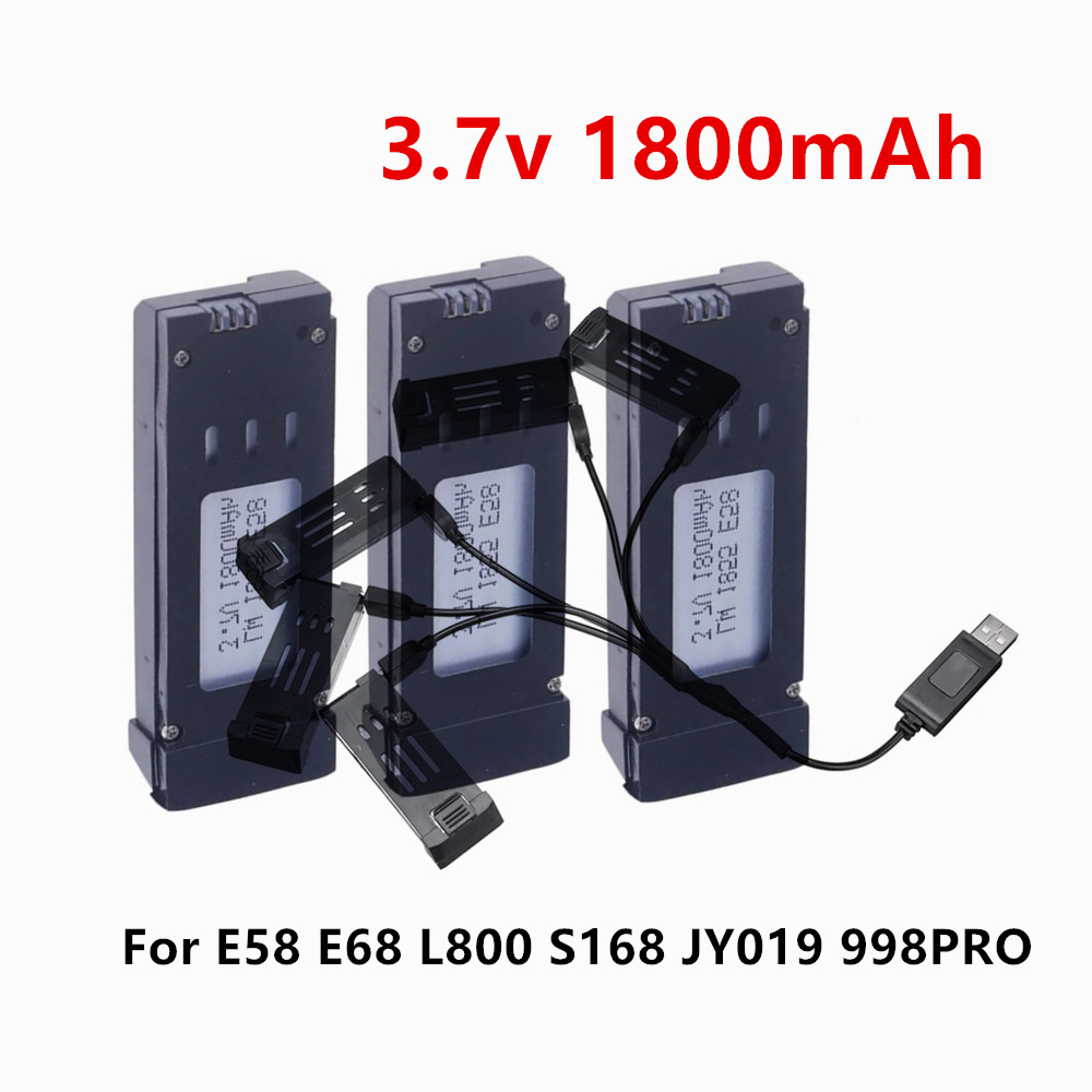 Eachine Drone E58 - 3,7V 1800mAh Drohnen-Lithiumbatterie für E58 S168