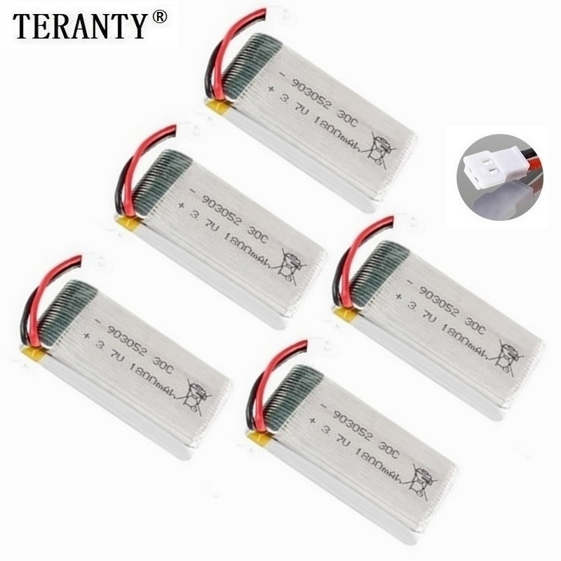 Eachine Drone E58 - Verbesserte 3,7V 1800mAh Lipo-Batterie für KY601S