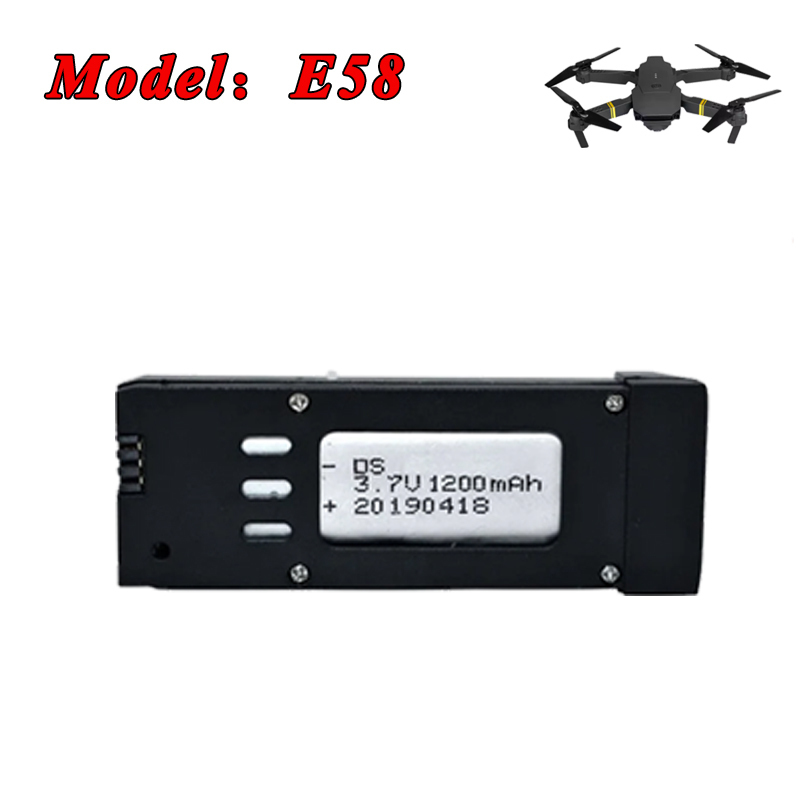 3,7 V 1200 mAh 1800 mAh Lipo B – Eachine Drone E58 Bewertung und Preis